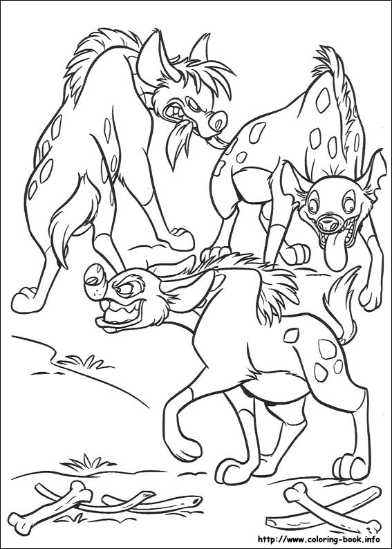 The Lion King coloring picture